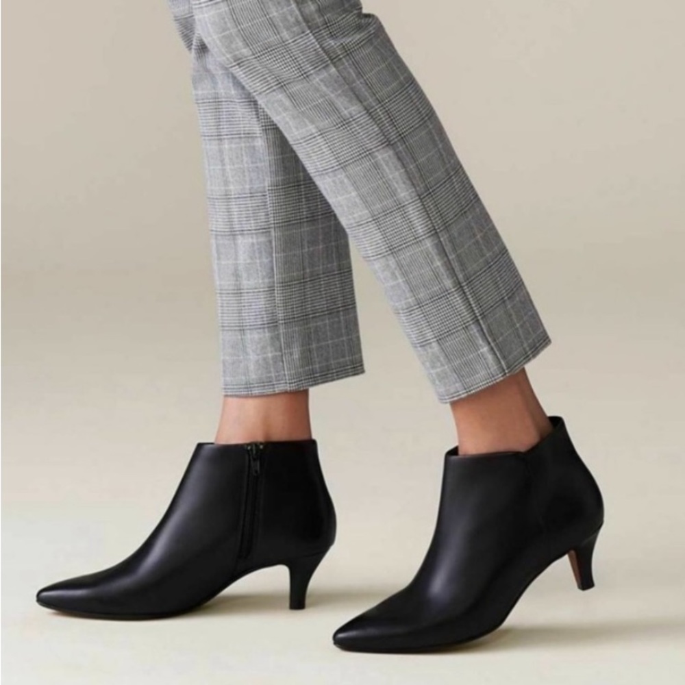 Clarks Collections Black Linvale Sea Ankle Boot